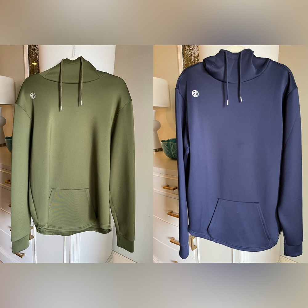 Lot of 2 Legends Hoodies, Size XL, Navy Blue & Military OD Green, worn 5 times